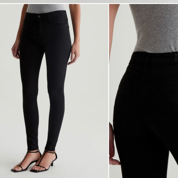 Ag Adriano Goldschmied Denim - AG MID RISE SKINNY JEANS - BLACK - 👖VERY SOFT